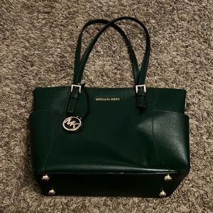 Michael Kors Dark green purse